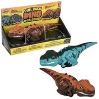 Dinosaur Pull Back With Sound 6"