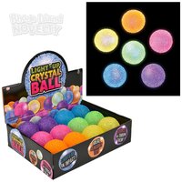 2.5"  Light-Up Crystal Bouncy Ball