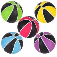 9.5" Neon/Black Regulation Basketball Mix