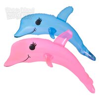 36" Transparent Dolphin Inflate