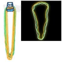 33" 7.5 mm Glow In The Dark Beads
