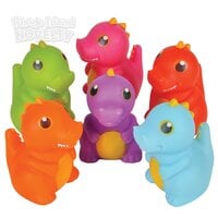 2" Rubber Water Squirting Dinosaur