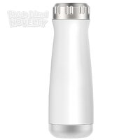 17oz Double Wall White Insulated Bottle