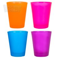 Neon Frosted Shot Glass