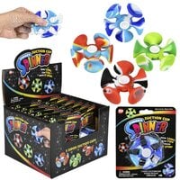 3" Suction Cup Fidget Spinner