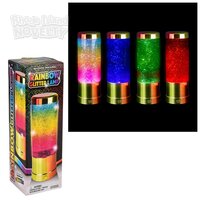 10" Rainbow Glitter Tube Lamp