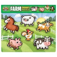 11.75" X 10.25" 6pc Chunky Farm Puzzle