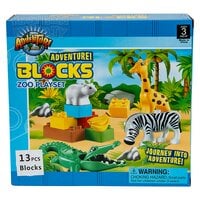 13 PC Zoo Block Set