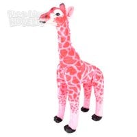 25" Pink Giraffe Plush