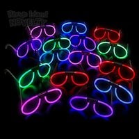 Glow Eye Glasses Assortment 50pc/Unit