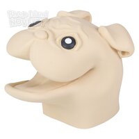4" Pug Rubber Hand Puppet