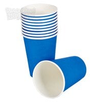 Blue Paper Cups 9 oz 25 Pcs/Pk