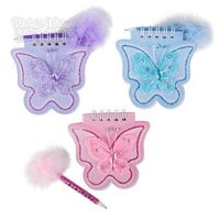 Butterfly Note Pad With Pen