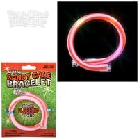 Light-Up Candy Cane Bracelet 10"